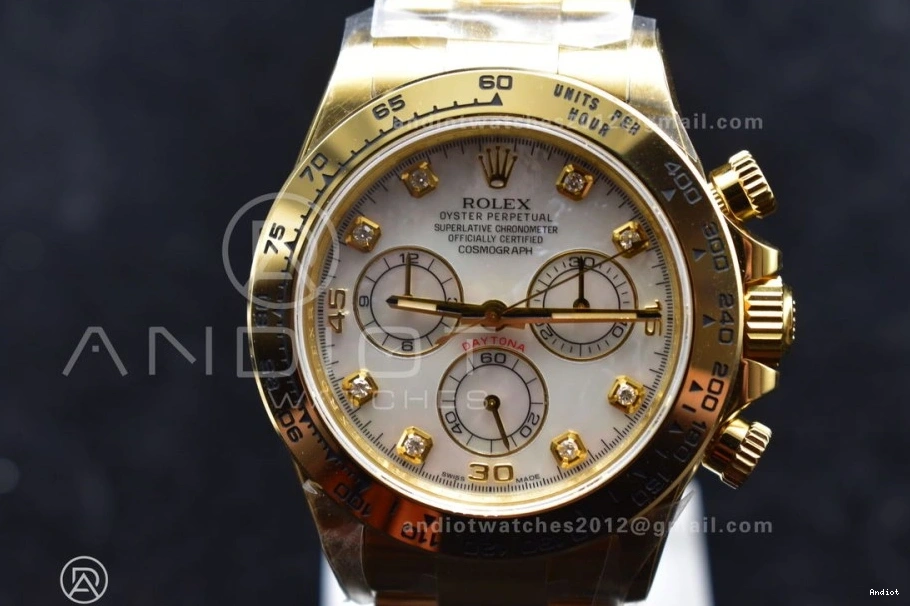 116508 Best YG Clean 1:1 Bracelet Oyster On SA4130 Edition Dial Daytona YG 0412